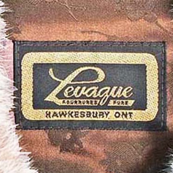 JACKET, COYOTE FUR, WHITE FOX SLEEVES, MISSES MEDIUM, FUR COLLAR & HOOD, BROWN/ - Picture 6 of 7